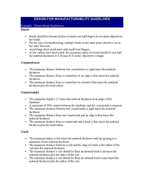 sheet metal specifications pdf|sheet metal guidelines pdf.